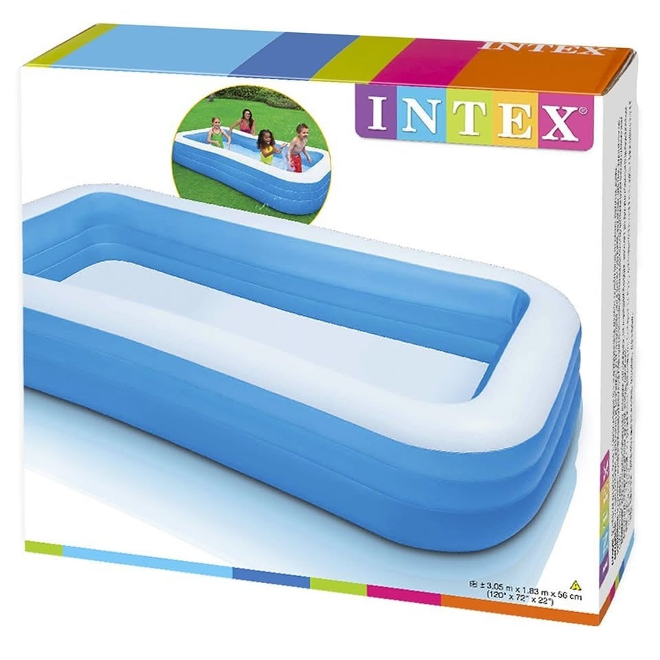 INTEX Family Swimming Pool Size 10 Ft
