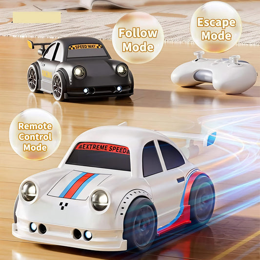 Mini RC Car With Gesture Control, Remote Control Follow & Escape Mode