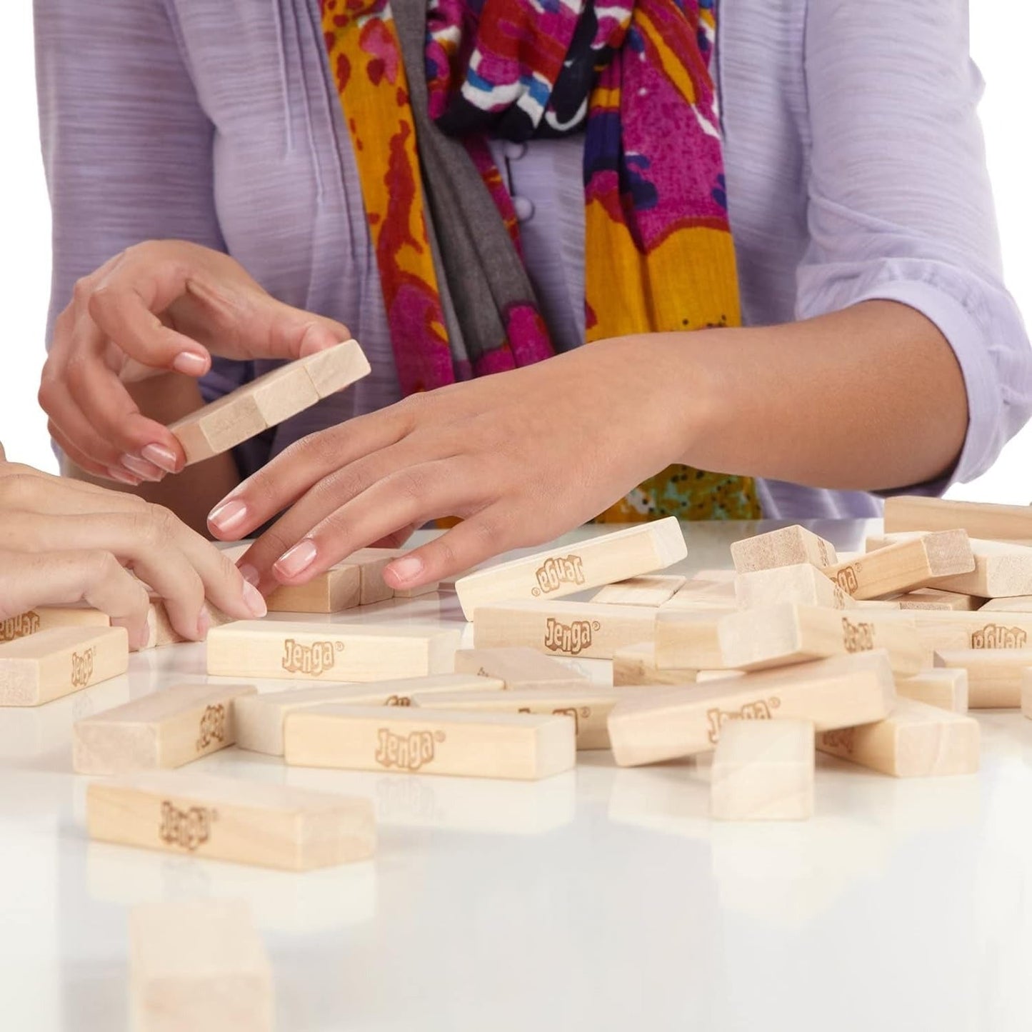 Classic Jenga Wooden Stacking Tower – Family Board Game