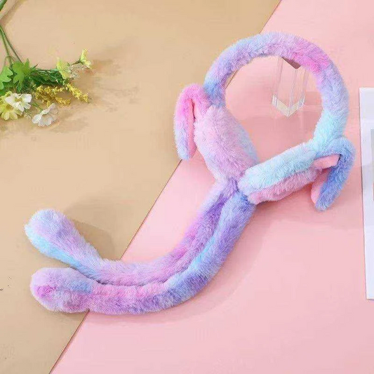 Premium Kids Plush Bunny Earmuffs - 1Pc