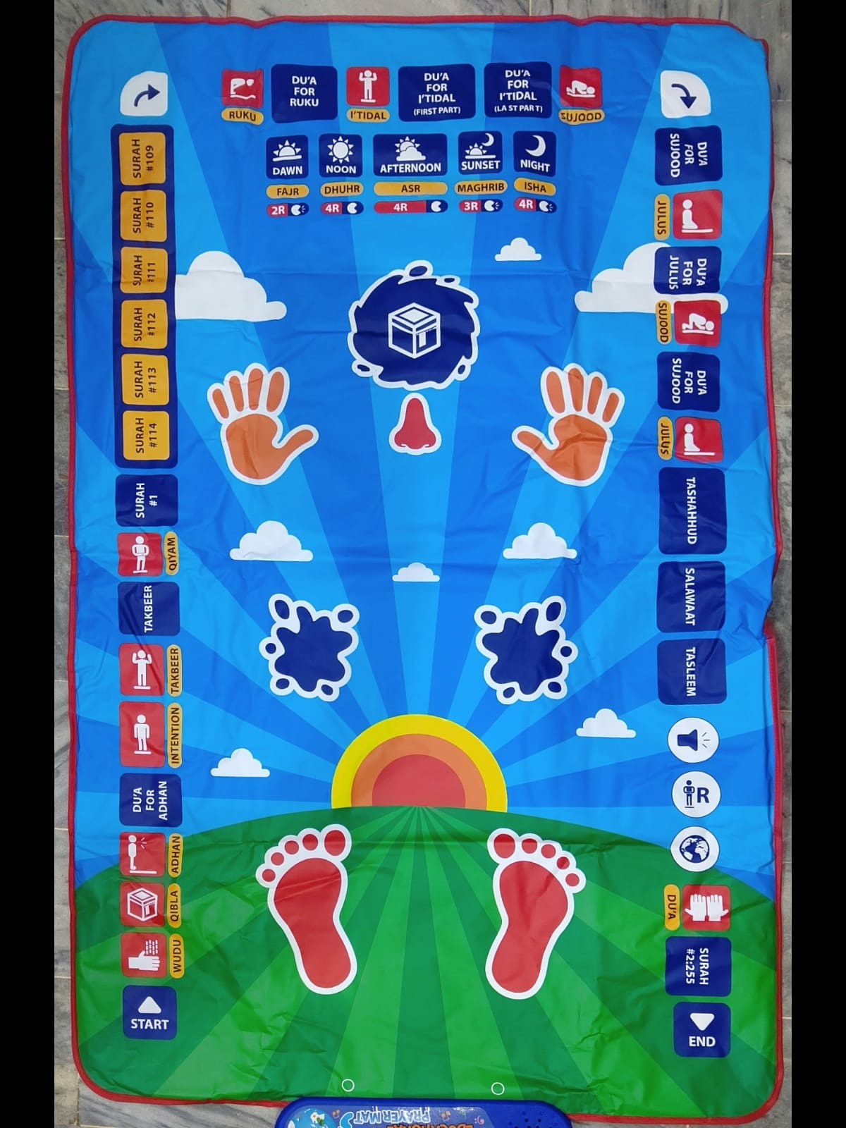My Salah Mat Educational Smart Digital Prayer Mat – Janamaz