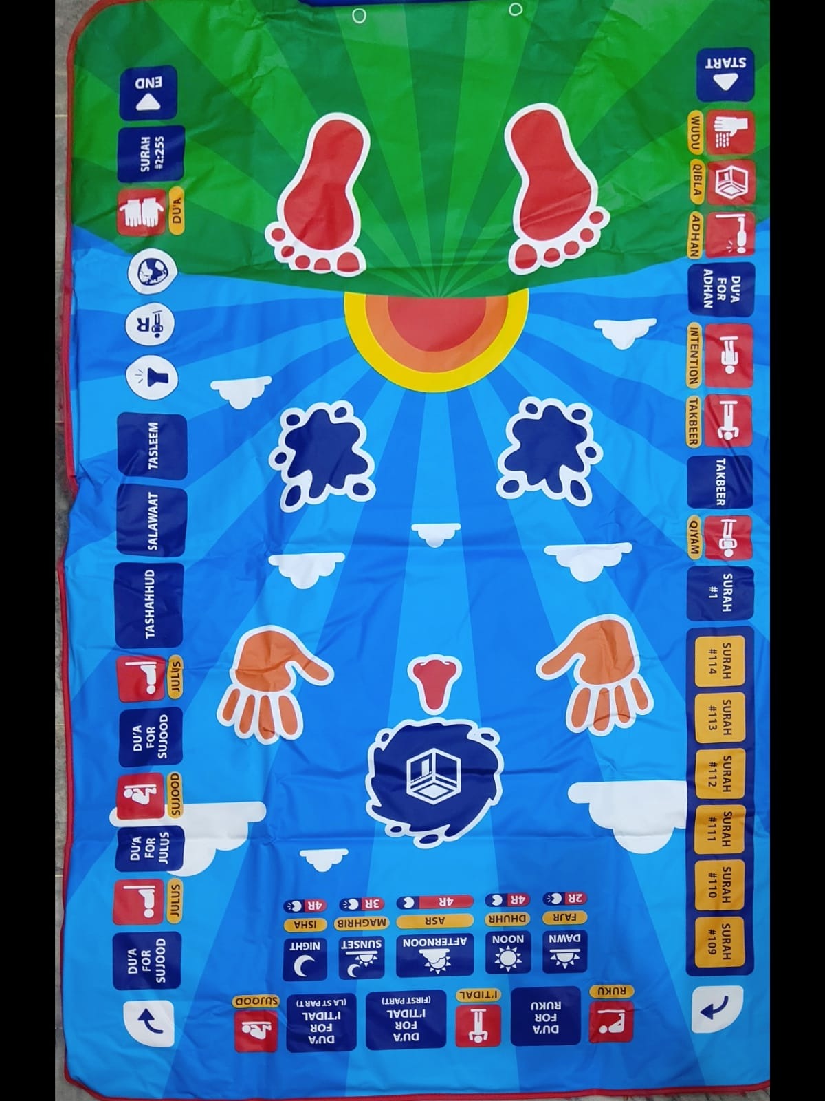 My Salah Mat Educational Smart Digital Prayer Mat – Janamaz