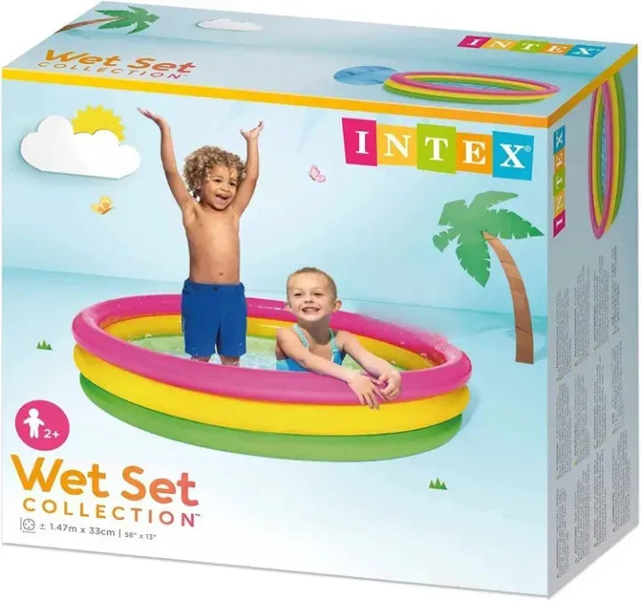 2 feet Intex Swimming Pool For kids And Baby - Inflatable Multicolor