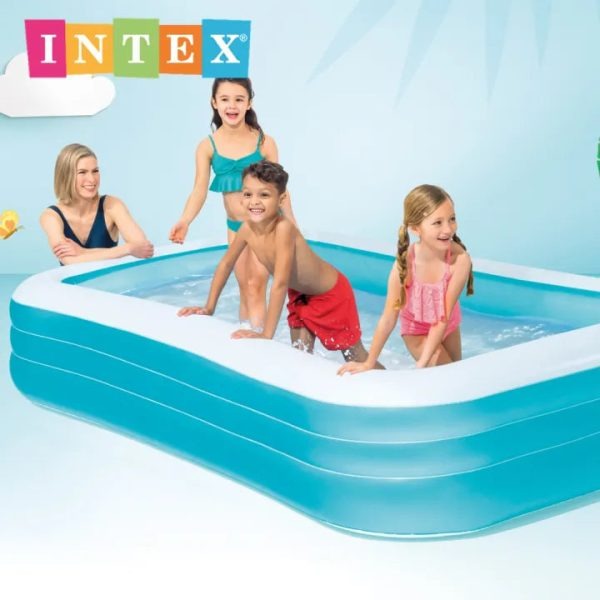 INTEX Family Swimming Pool Size 10 Ft