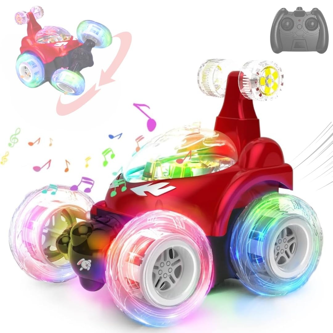 360° Twister RC Stunt Car – Rechargeable Spin & Flip Car